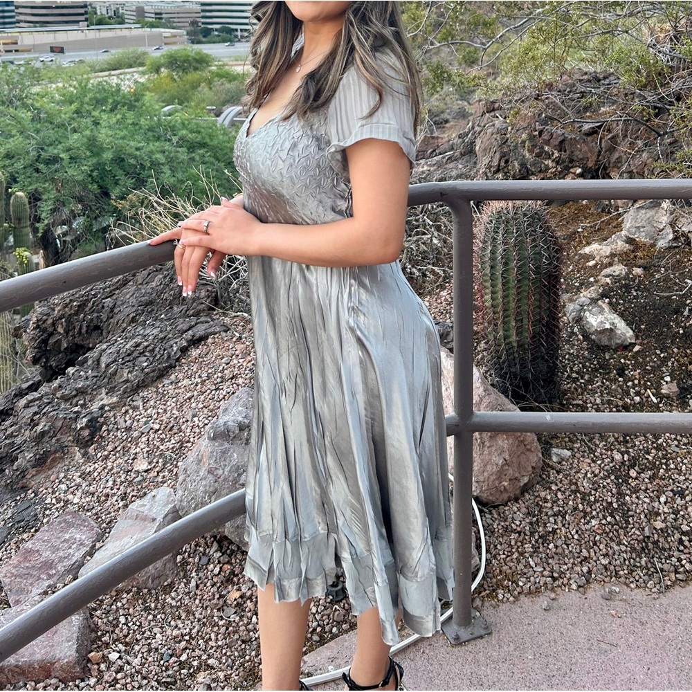 Silver dress